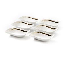 סט 6 קעריות עלה