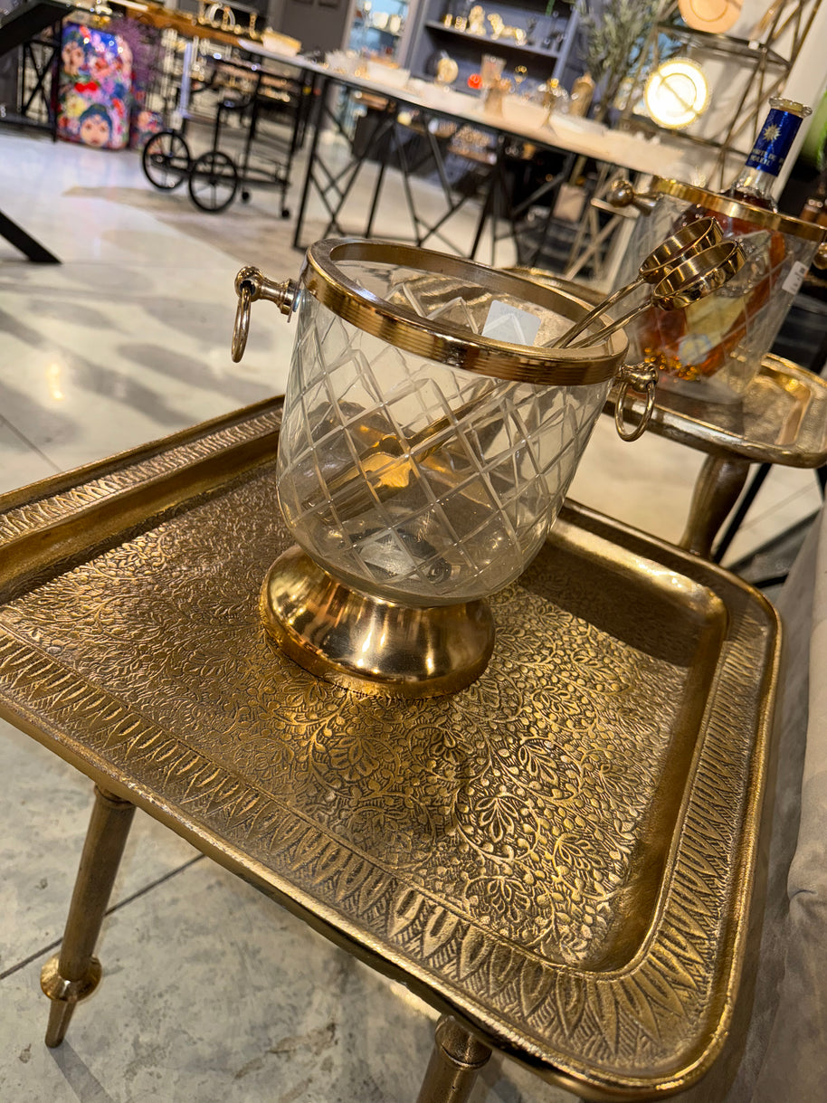 כלי לקרח זכוכית