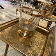 כלי לקרח זכוכית